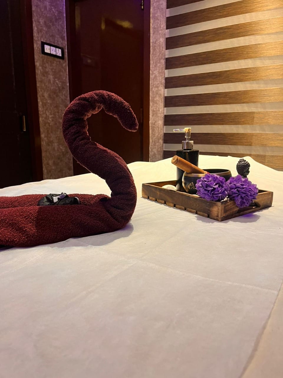 blue lounge spa interior