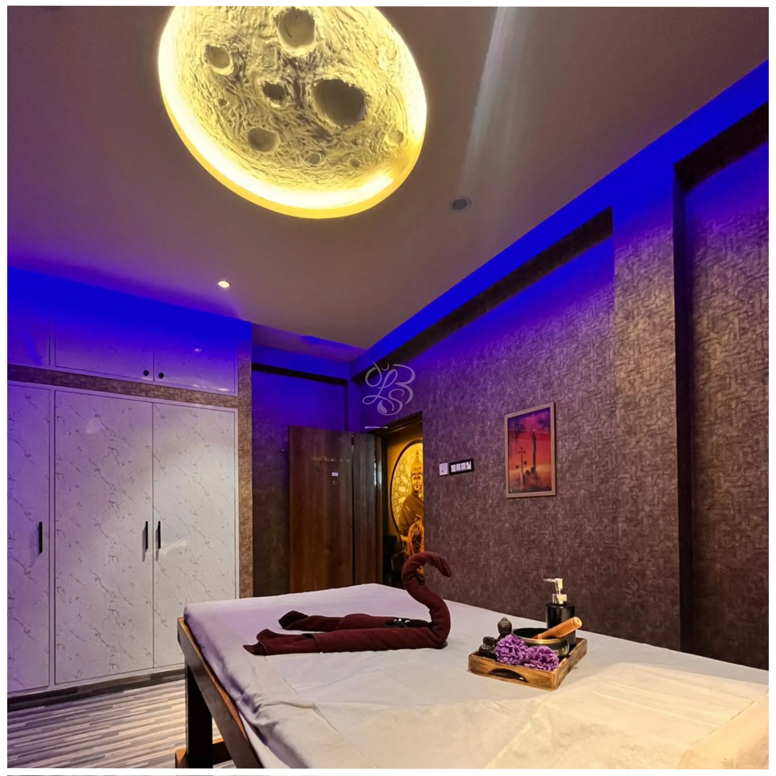 blue lounge spa interior blue lounge spa interior