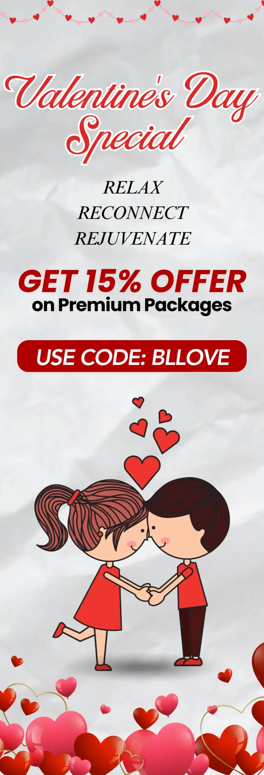 valentine day wish and offer from bluelounge spa