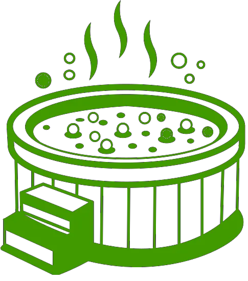 Jacuzzi massage hydrotherapy at Blue Lounge Spa Chennai - luxury whirlpool bath for muscle relaxation and stress relief