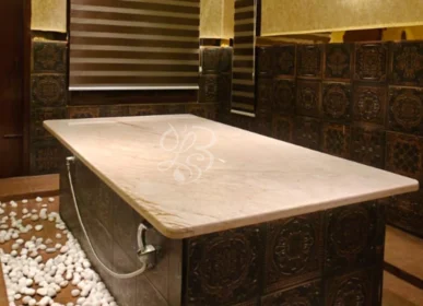 A traditional Turkish Hammam bath and luxury foam massage experience at Blue Lounge Spa in Chennai