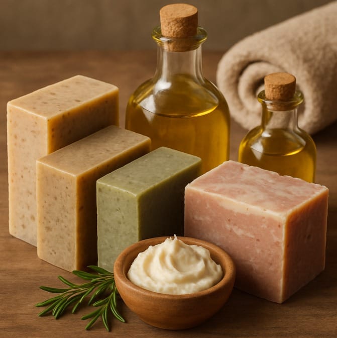 Professional wine body polish service kit with grape seed scrub and massage oils